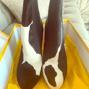 Fendi Pony Hair Booties